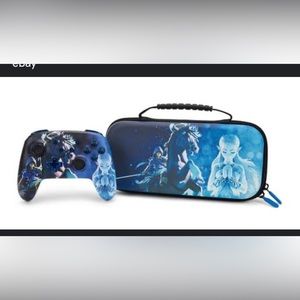 Nintendo Switch Zelda PowerA Wireless Controller And Slim Case-breath of wild